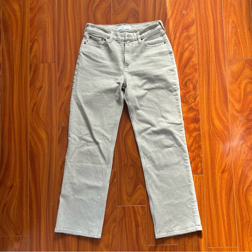 Abercrombie & Fitch Low Rise Baggy Jean Chai